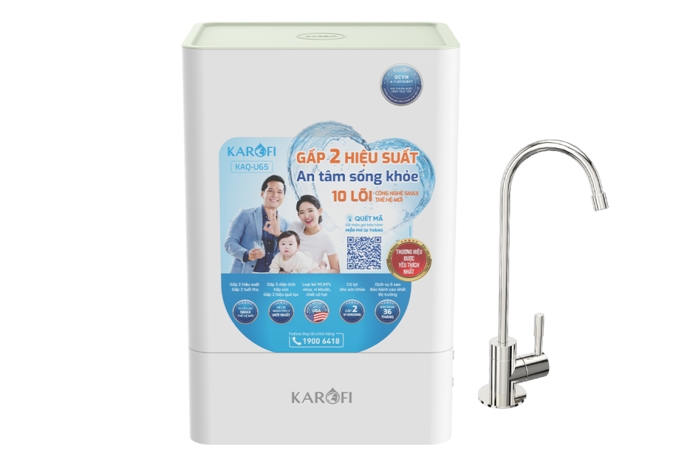 Máy lọc nước RO Karofi KAQ-U65 10 lõi